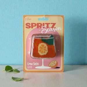 1 Pair of Cocktail Crew Socks